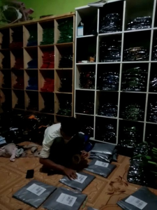 kemeja dril seragam kerja karyawan dll