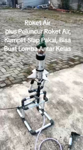 Roket Air dan Peluncur Roket Air Mainan Kreatif Bisa Buat Lomba