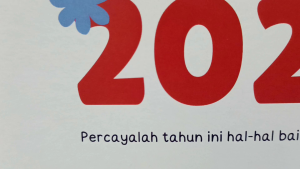 Kalender 2024 Tanggalan Meja Almanak Custom Gambar