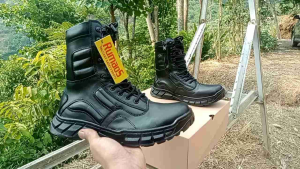 sepatu PDL DJR/sepatu militer boots kulit