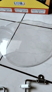 WINDSHIELD MOTOR / TAMENG ANGIN UNIVERSAL UKURAN SEDANG DAN BESAR UNIVERSAL PREMIUM MEREK RPM pelindung dada dari angin