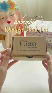 Set 3 khuyên vành tai kẹp vành tai mạ bạc thiết kế trendy mã 16 Ciao accessories