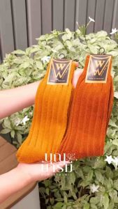 ถุงเท้าพระ ถุงเท้ากันหนาว สำหรับพระสงฆ์ สีพระราชทานและสีแก่นบวร