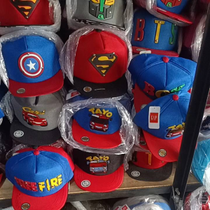 Topi anak karakter super hero topi anak ploking usia 1 tahun sampai 10 tahun