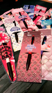 Teachers Pensleeve  pen +pencil +opp plasric