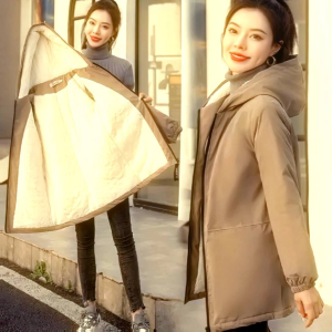 Jaket Mantel Wanita Desain Stylish untuk Musim Dingin