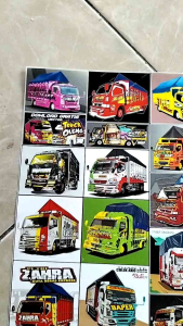 STIKER TRUK | STIKER TRUK OLENG | STIKER TRUK MODIF | STIKER BUS | BUS MANIA | STIKER PACK | STIKER 1 LEMBAR | STIKER CROMO