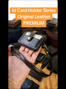Lanyard Kulit Sapi & Aksesoris Kartu ID: Desain Praktis & Tahan Lama