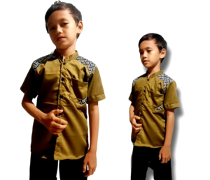 Baju Anak Laki Laki Muslim|Kemeja koko Anak Laki laki usia 2-9 tahun|Baju koko Anak lengan Pendek Laki laki|koko anak katun premium toyobo tojiro|Kemko Anak Laki laki usia 2-9 tahun lengan pendek|Koko kombinasi Batik produk exclusive SANTIKA FASHION