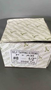 HARGA / DUS P+AB TAPPING SEKRUP 8x1/2 PANJANG 12cm SEKRUP TAPING KEPALA BULAT