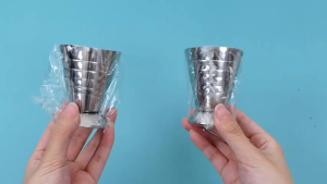 Jigger Stainless Steel 75ml - Alat Pengukur Takaran Minuman dengan 2 Ukuran (ml/OZ) - Anti Karat