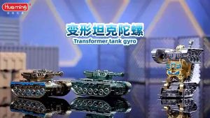 Transformed tank robot finger gyroscope creative fingertip decompression venting rotating toy