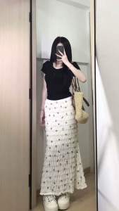 383 HYK SHOP🇲🇾 skirt women skirt labuh long to ankle skirt korean cantik skirt Fishtail 半身裙女