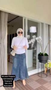 ROK JEANS SOFT: Bahan Jeans Lembut & Desain Kasual