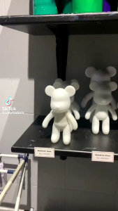 REJEKI 9393 - NEW GANTUNGAN KUNCI MINI BRUANG + CAIRAN BEARBRICK HANDMADE DIY