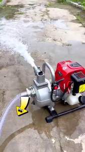 Pompa Air Bensin Reaim 1 inch Teknologi Jerman 2taMesin Irigasi Daya Besar dan cocok untuk pertanian