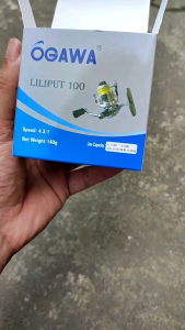 Reel Pancing Ogawa Liliput 100 Mini Metal Body untuk tegek Dan joran pena