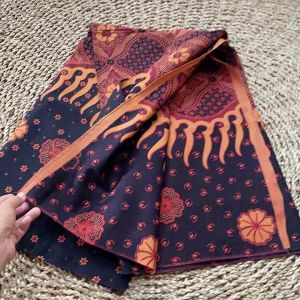 Kain Batik Solo bahan katun halus premium ukuran 115 x 240 harga per pcs warna bakaran