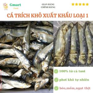 Cá trích khô xuất khẩu - 1kg loại ngon - đặc sản
