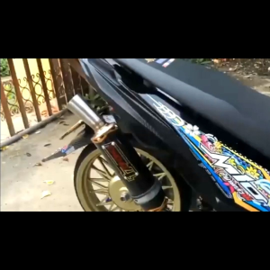 Knalpot Fullset Daeng Karbon untuk Motor Matic Vario, PCX, Nmax, Beat, Aerox, Spin & Lainnya