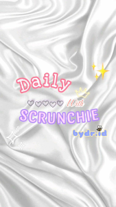 [Free Pouch] 3 pcs Scrunchie - Set Mini Medium/Kunciran/Ikat Rambut