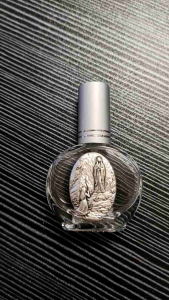 Our Lady of Lourdes Holy Water Spray Bottle (45×70mm) | K-Catholic Goods | Made in Italy