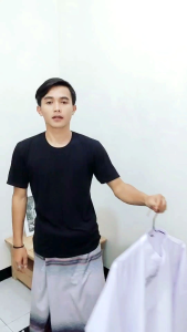 baju koko resleting depan pria