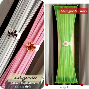 Gorden hordeng kupu kupu ikat pita spiral