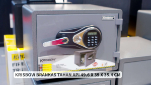 Brankas Tahan Api Krisbow 49.5x35x35 Cm YB-350ALP