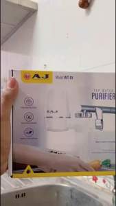 ถูกเป็นเครื่องกรองน้ำติดหัวก๊อก AJ (ต่อปลายก๊อกได้ง่าย) ระบบการกรอง 7 ขั้นตอน, ต่อปลายก๊อก, รุ่น WT-01, กรองผ่านไส้กรองเซรามิค, กรองตะกอน, สนิม, เชื้อโรค, สารเคมี และอื่นๆ ที่มากับน้ำ, รับประกัน, 1ปีเต็ม ขายดีมากๆ