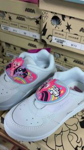 ADDA รองเท้าผ้าใบนักเรียน รองเท้าพละ เด็กผู้หญิง รุ่น Little Pony มีไฟกะพริบ รหัส 41G3A