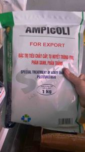 AMPICOLI Sakan 100g dùng cho gà toi gà rù đi ỉa phân xanh trắng lợn tiêu chảy tụ huyết trùng