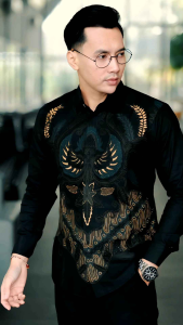 Kemeja Batik Pria Lengan Panjang Size M-XXL – Baju Batik Kerja Elegan Motif Terbaru Best Seller