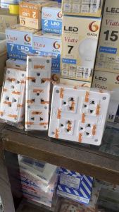 NPV กล่องปลั๊กกราวด์ลอย 2-4 ที่ สีขาว - รุ่นใหม่