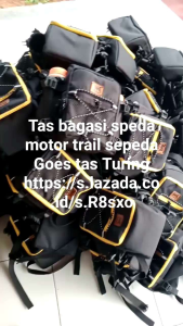 tas bagasi speda motor trail/speda goes/tas turing /tas pinggang multifungsi