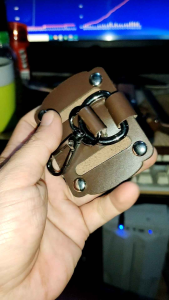 Keycain Sabuk Kulit Sapi Penyimpan Kunci dll