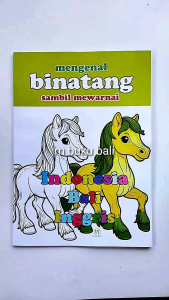 Buku Mengenal Binatang sambil Mewarnai