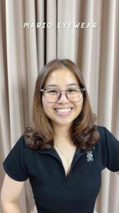 "Mario: แว่นสายตา กรองแสงสีฟ้า(เลนส์ใสไม่ติดเหลือง) UV เปลี่ยนสีดำเมื่อออกแดด ทรงเหลี่ยมมน รุ่น88023"