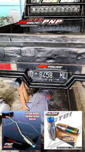 Futura Injeksi Knalpot Racing Bolt On PNP Tinggal Pasang