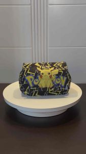 B72 Pokemon Pikachu cartoon Anime double layer pencil case Kindergarden Primary student book cartoon stationery box