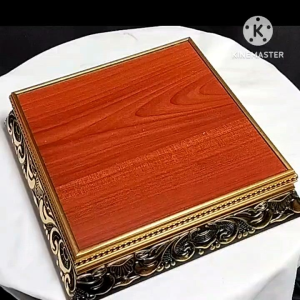 Đế Gỗ Đôn Gỗ Vuông Kê Tượng