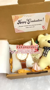 GIFT BOX HAMPERS JAM TANGAN CEWEK rantai pasir kado ulang tahun