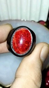 Cincin Batu Permata Red Pecah Seribu