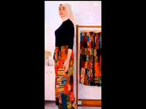 Celana Kulot Wanita Dewasa Batik Rayon Percah Sambung Santai Pekalongan Jogja Unik