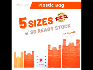 Kantong Plastik Kresek Merah Merk Loco Tebal Ukuran 17 24 28 35 40