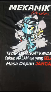 Kaos Katun Premium 28s: Kaos Mekanik & Nyaman untuk Aktivitas Outdoor