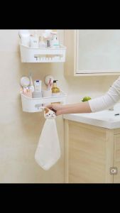 Suction Bathroom Shower Storage Rack Shelving Removable Organizer Caddy Waterproof Drainage Basket Holder
