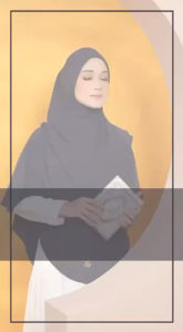 Tudung Labuh | Khimar Labuh Cotton Cey Crepe