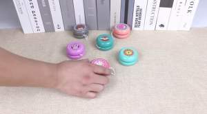 Kids Colourful Wooden Yoyo Ball Toy Animal Design Children Day Gift Birthday Goodie Christmas Gift