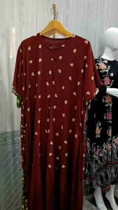 BARU LILA DRESS DASTER KEKINIAN JUMBO LD 120 PB 120